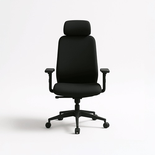[FURN_0269] Juoda biuro kėdė